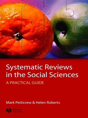 cover image of Systematic Reviews in the Social Sciences